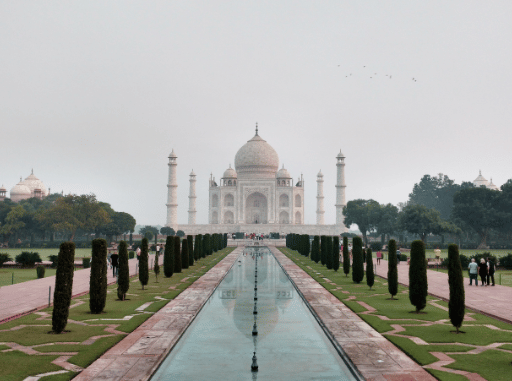 Taj Mahal, en Agra, India, viaje 2017