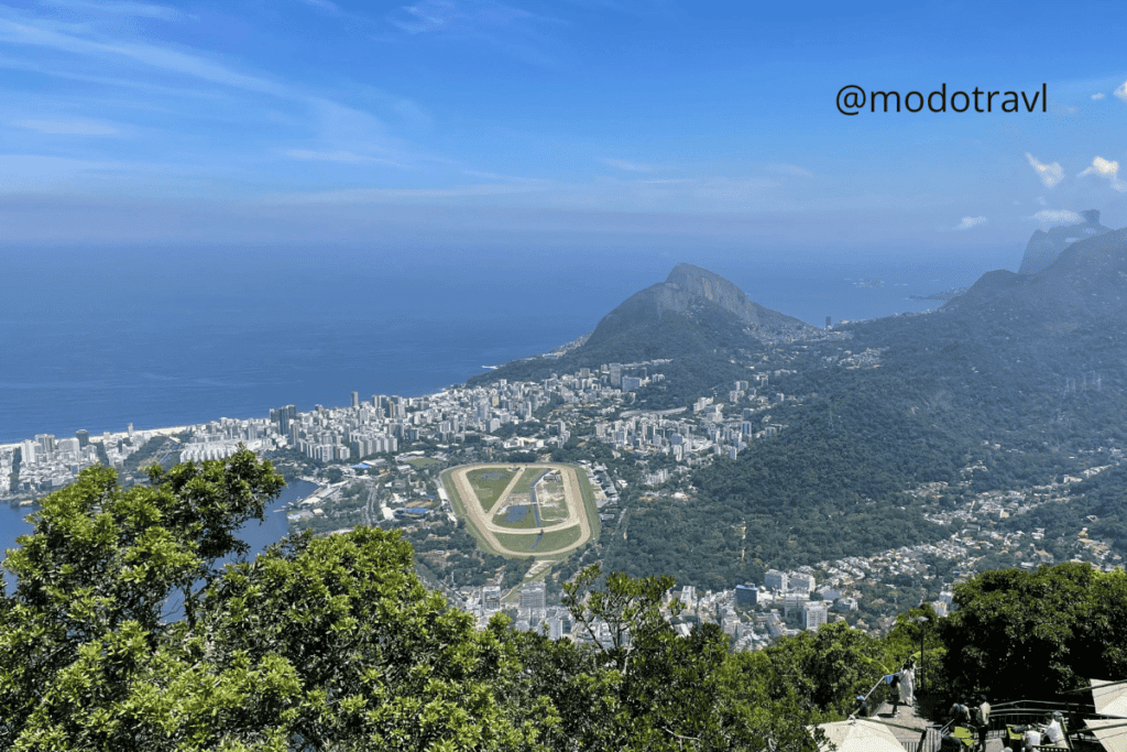 Vista de Río de Janeiro desde el Cristo Redentor