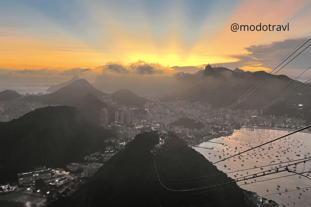 Atardecer en Río de Janeiro