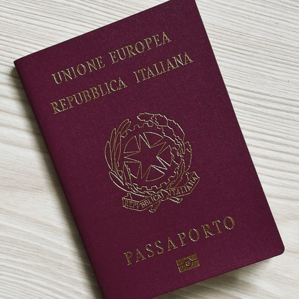 El pasaporte italiano, que logro!